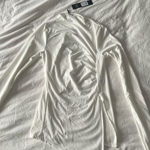 White Asymmetrical top